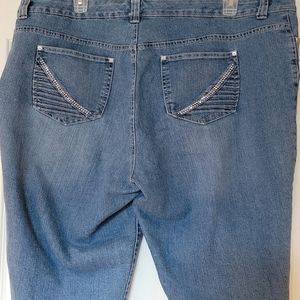 Plus Size Bermuda Denim Shorts